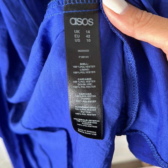 ASOS Maxi Spaghetti Strap Dress w/ Slit - Picture 6 of 11